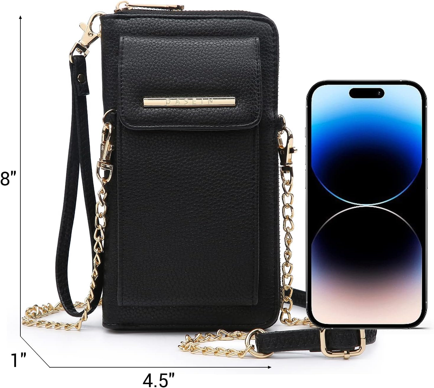 Crossbody Bag Phone Purse Handbag for Women Shoulder Bag Credit Card Wristlet Wallet with Multi Pockets