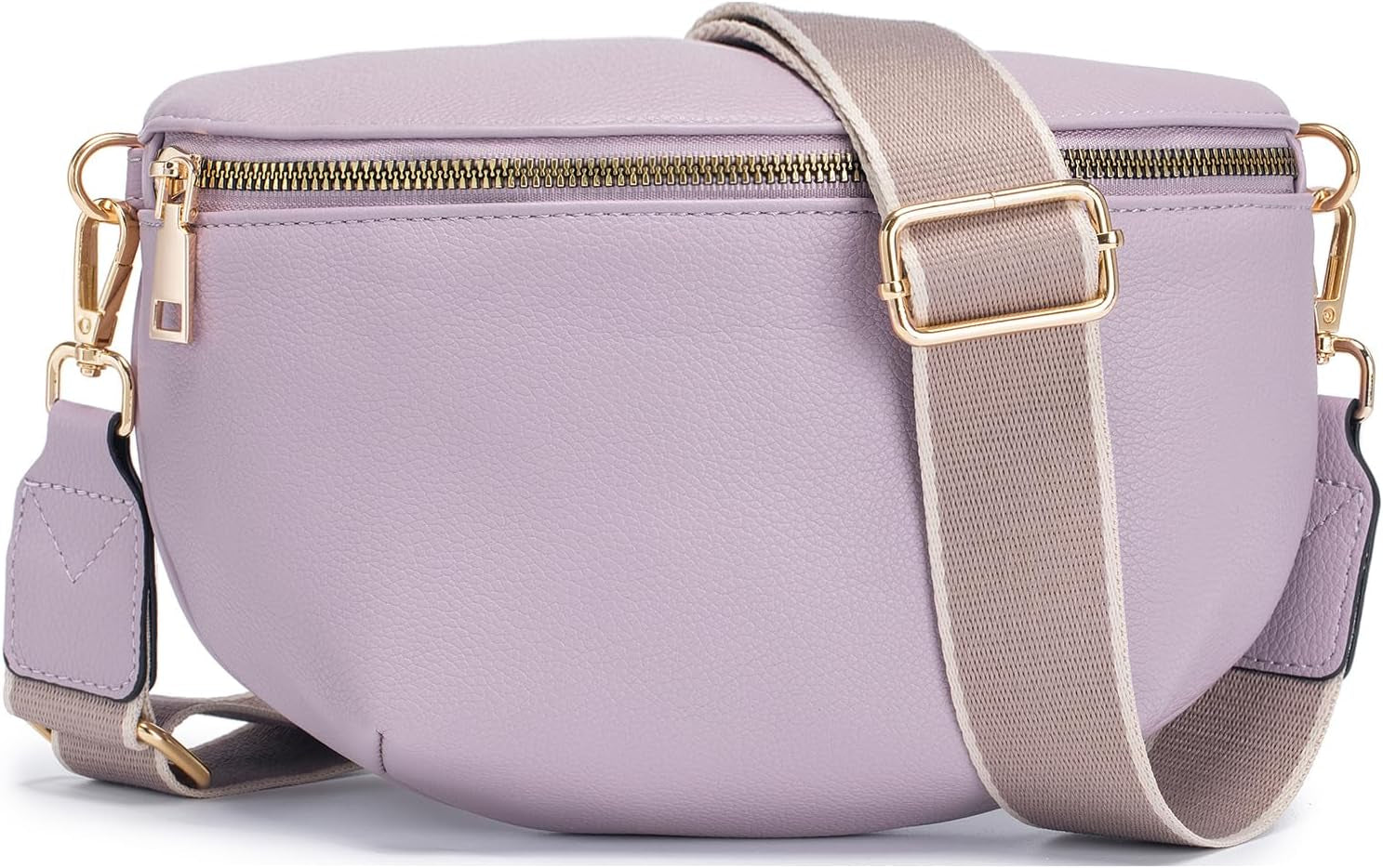 Roulens Kleine Damen Umhängetaschen,Elegant Bauchtasche Damen,Umhängetasche Aus Veganes Leder,Crossbody Bag Damen,Rfid Blockierung Kartenschlitz Brusttasche Mit Verstellbar Abnehmbar Breiter Gurt