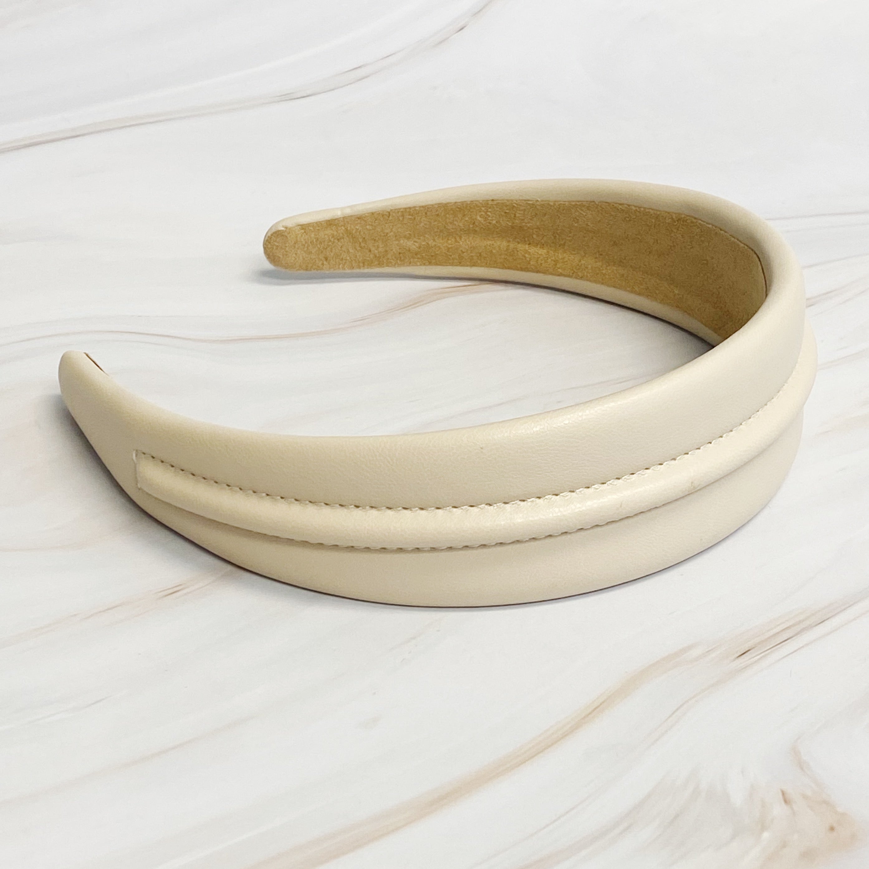 Elegant Vegan Leather Headband
