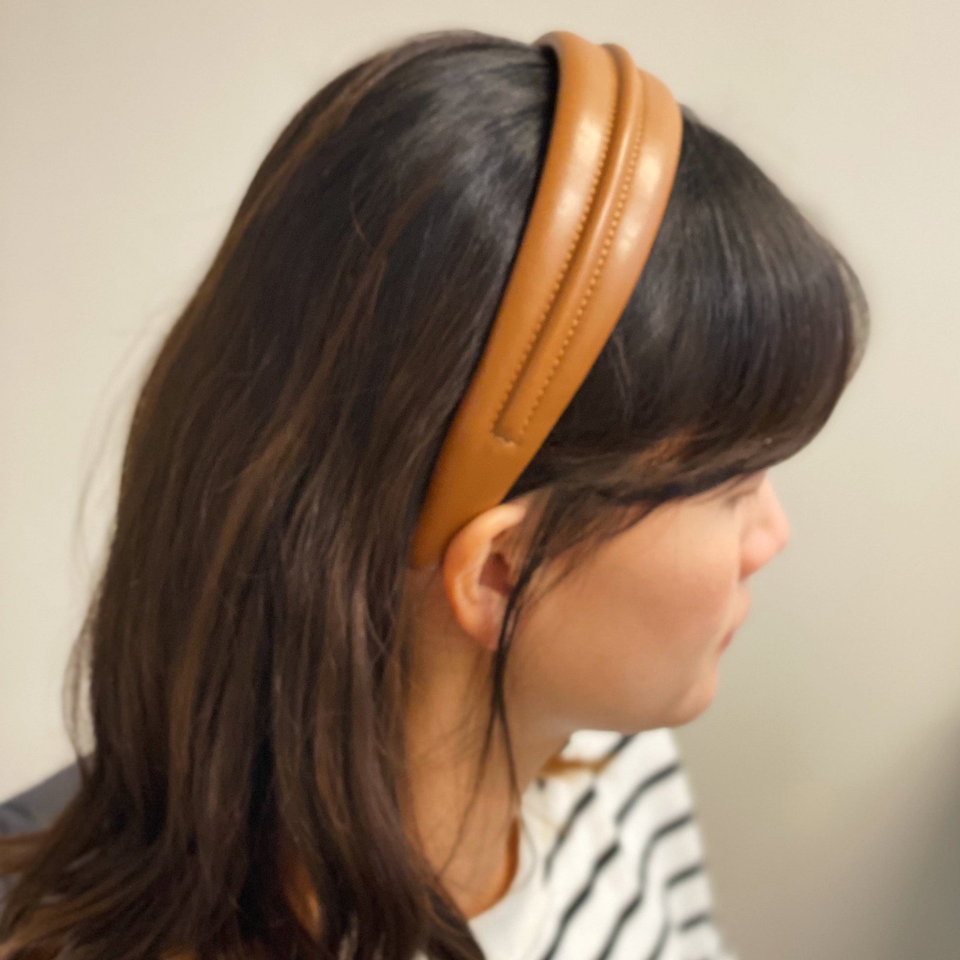Elegant Vegan Leather Headband
