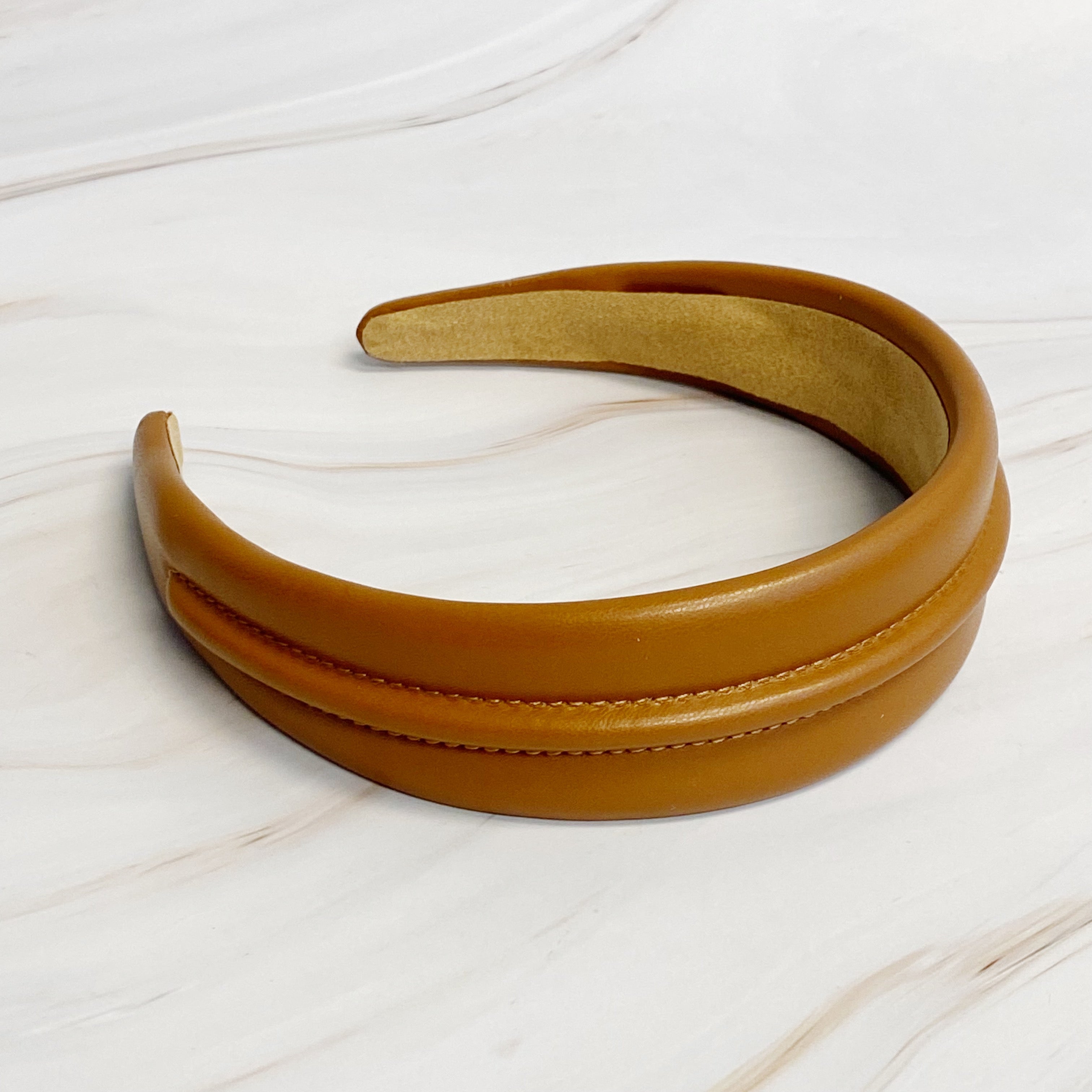 Elegant Vegan Leather Headband