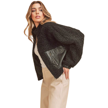 Penny Vegan Sherpa Outerwear