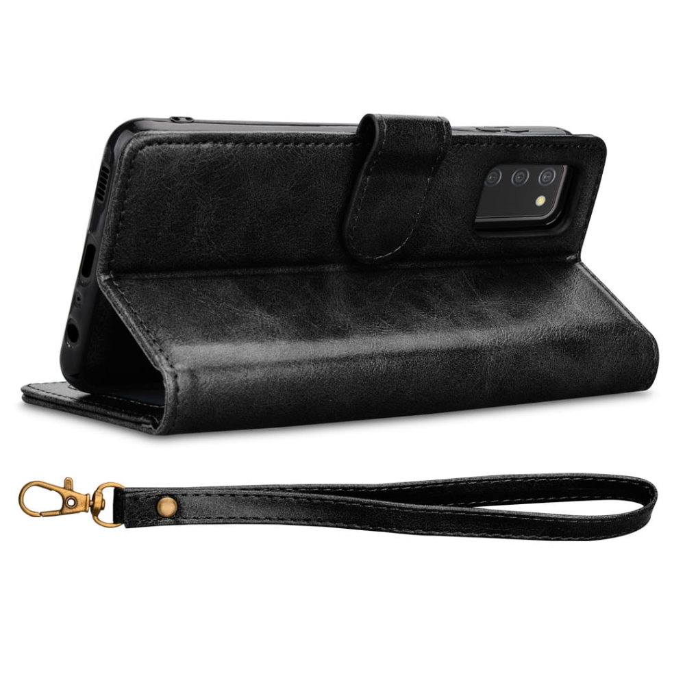 Samsung Galaxy A02S Vegan Leather Wallet Case