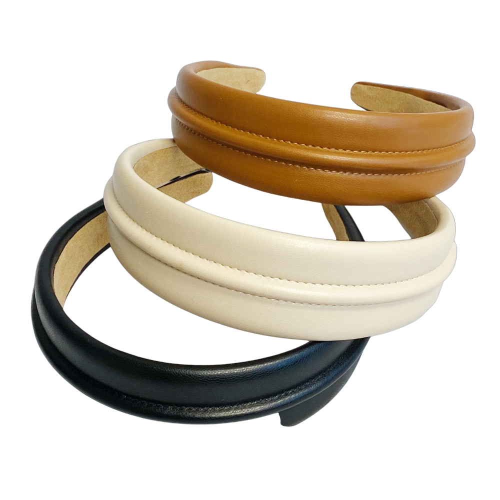 Elegant Vegan Leather Headband
