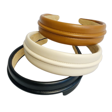 Elegant Vegan Leather Headband