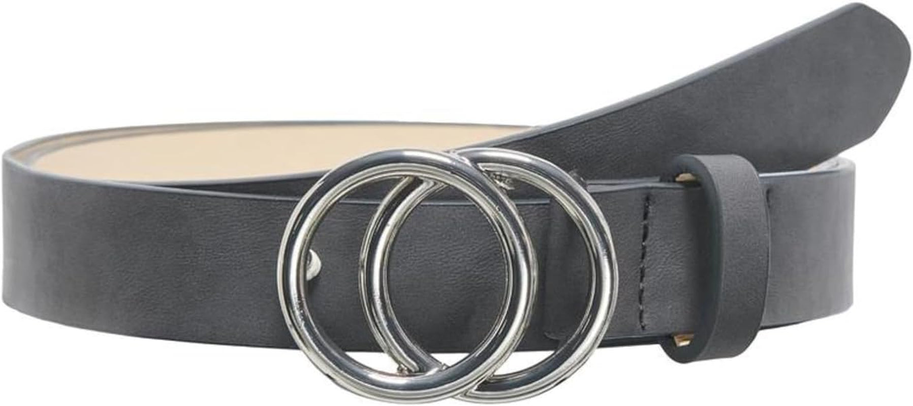 Vegan Faux Leather Jeans Belt Damen