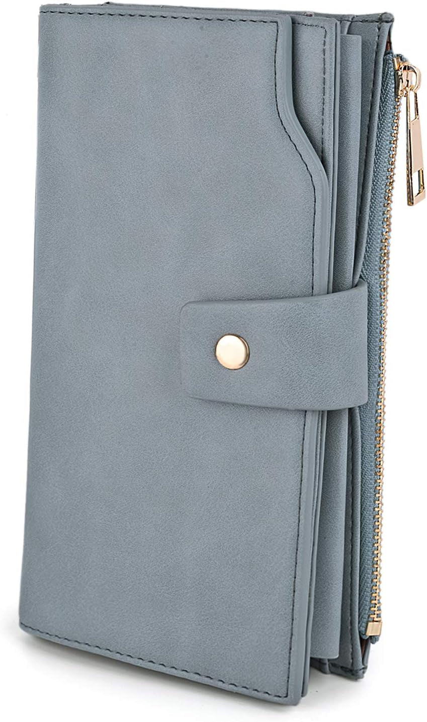 Vegan Leather RFID Wallet Damen Large Capacity