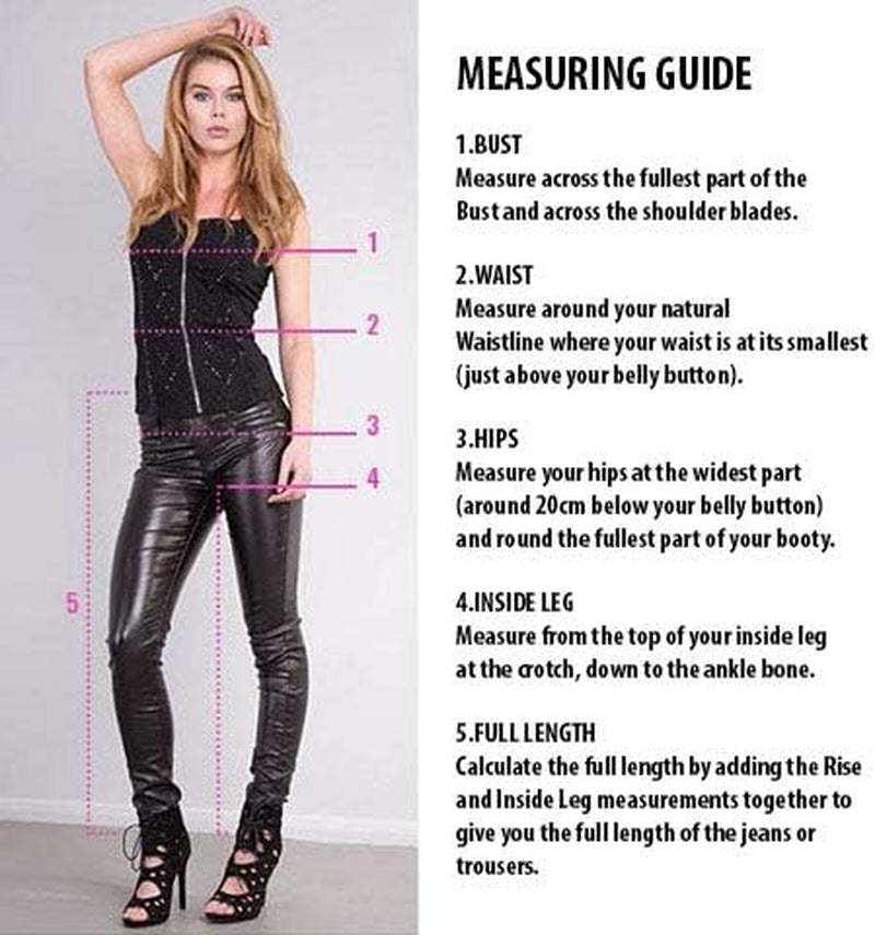 Vegan PU Leather Pants Women