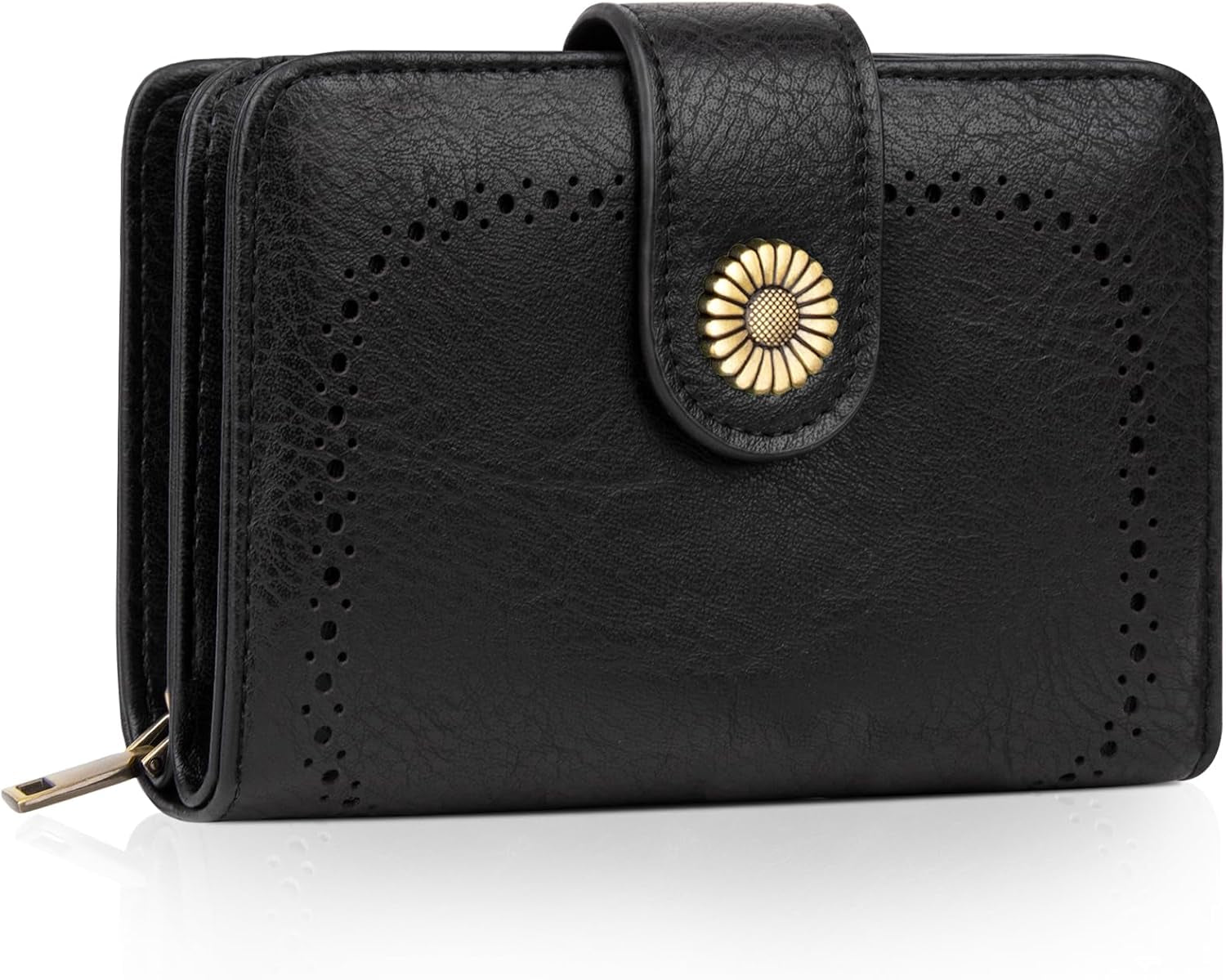 Vegan PU Leather Wallet Damen with RFID