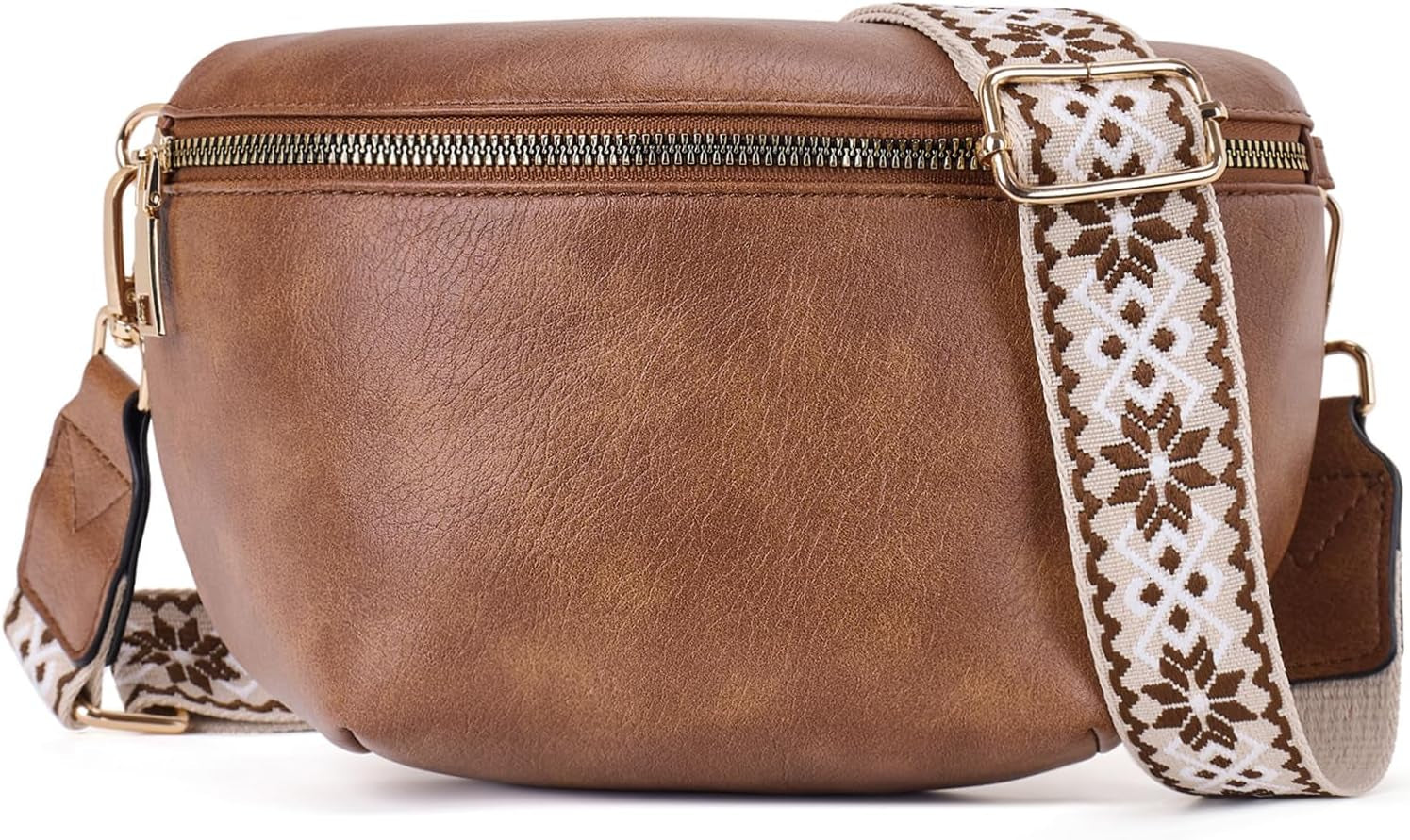 Roulens Kleine Damen Umhängetaschen,Elegant Bauchtasche Damen,Umhängetasche Aus Veganes Leder,Crossbody Bag Damen,Rfid Blockierung Kartenschlitz Brusttasche Mit Verstellbar Abnehmbar Breiter Gurt
