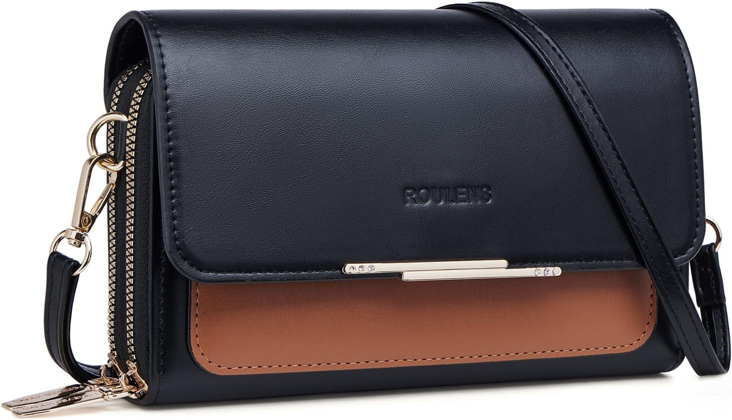 Vegan PU Leather Small Crossbody Bag Damen