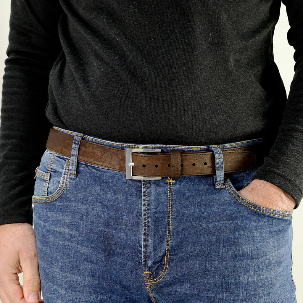 Stylish 30mm Cork Men's Belt - Eco-Friendly Fashion Accessory