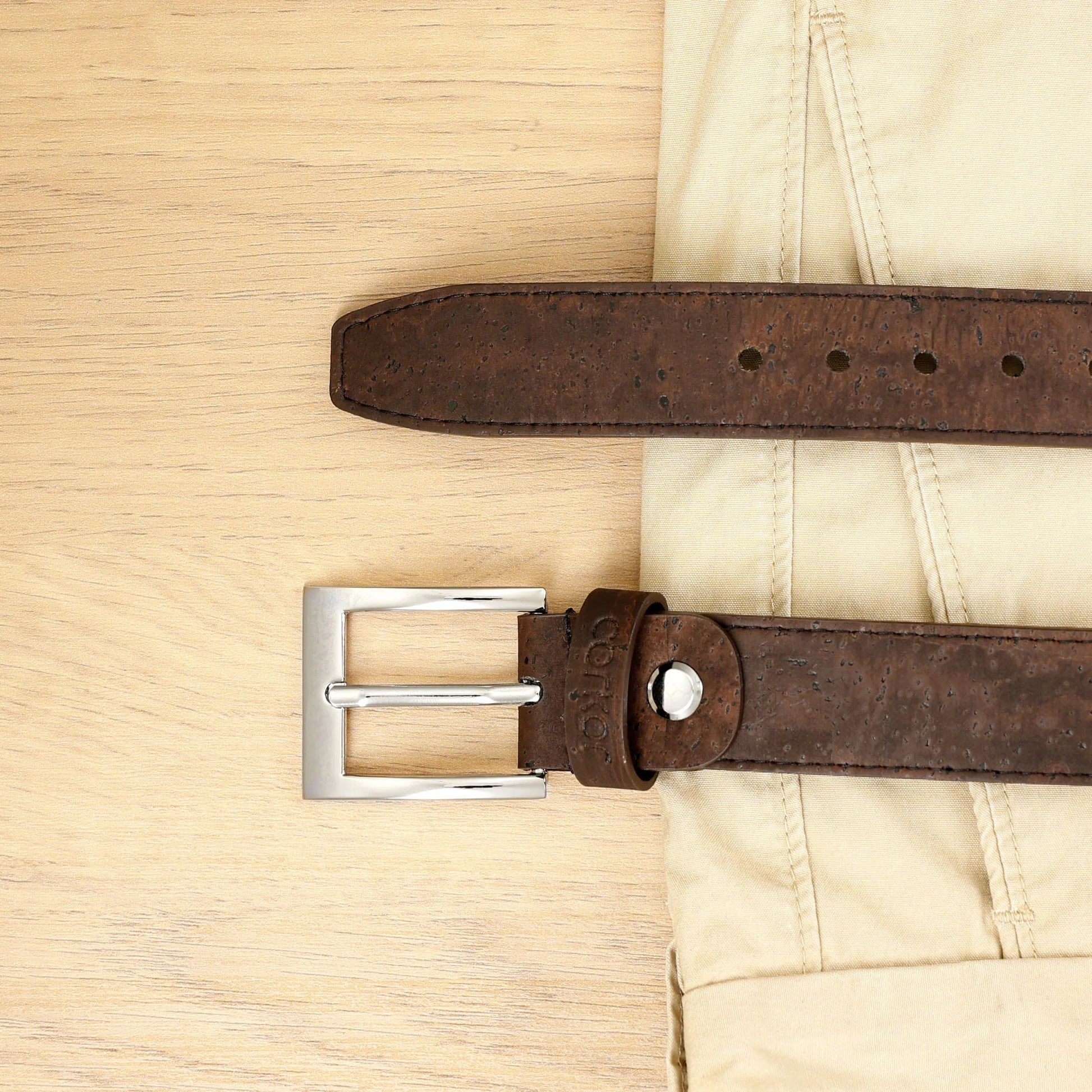 Stylish 30mm Cork Men's Belt - Eco-Friendly Fashion Accessory