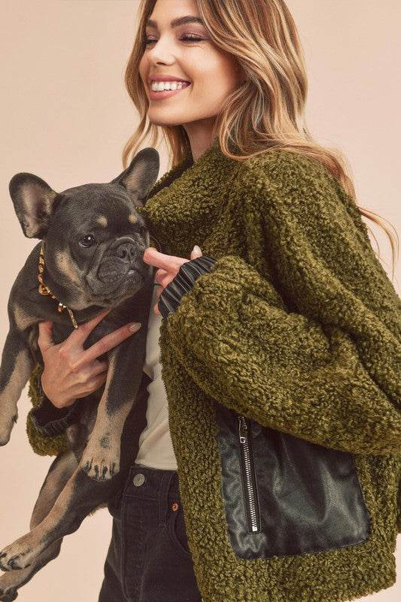 Penny Vegan Sherpa Outerwear