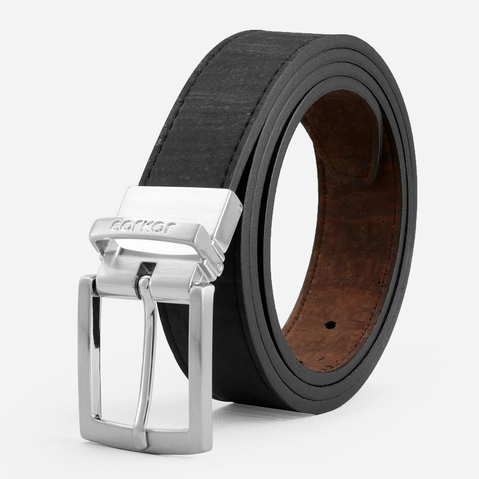 Stylish Reversible 30mm Cork Belt - Versatile and Eco-Friendly!