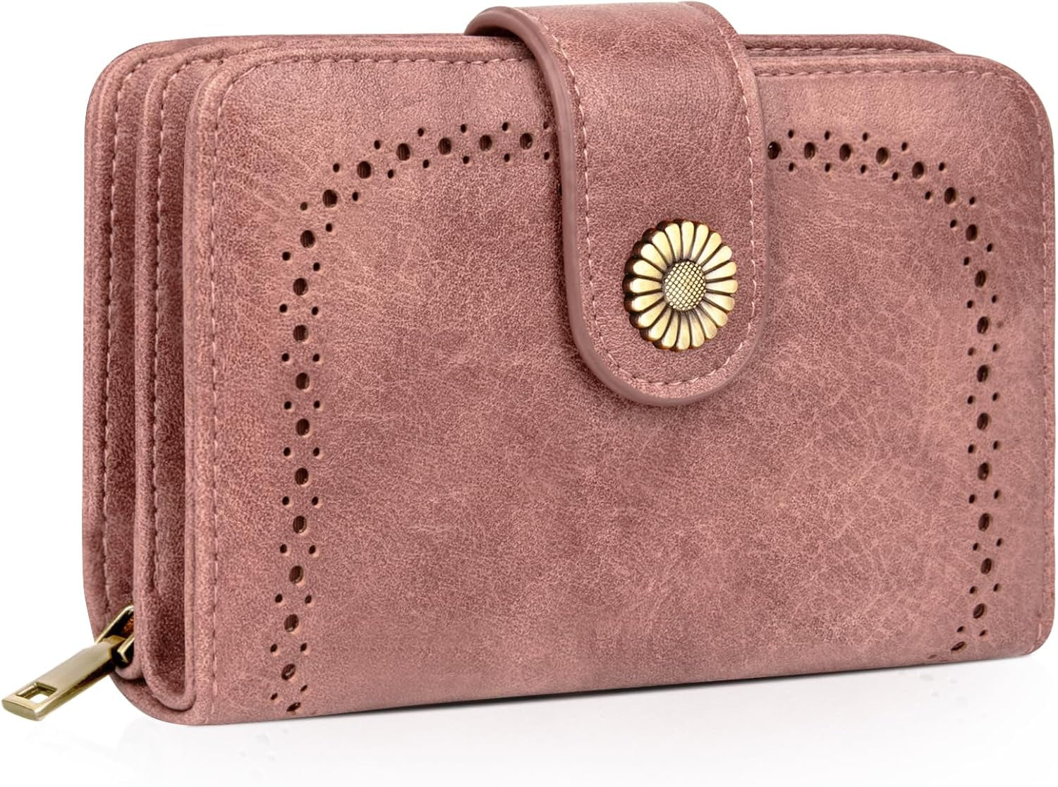 Vegan PU Leather Wallet Damen with RFID