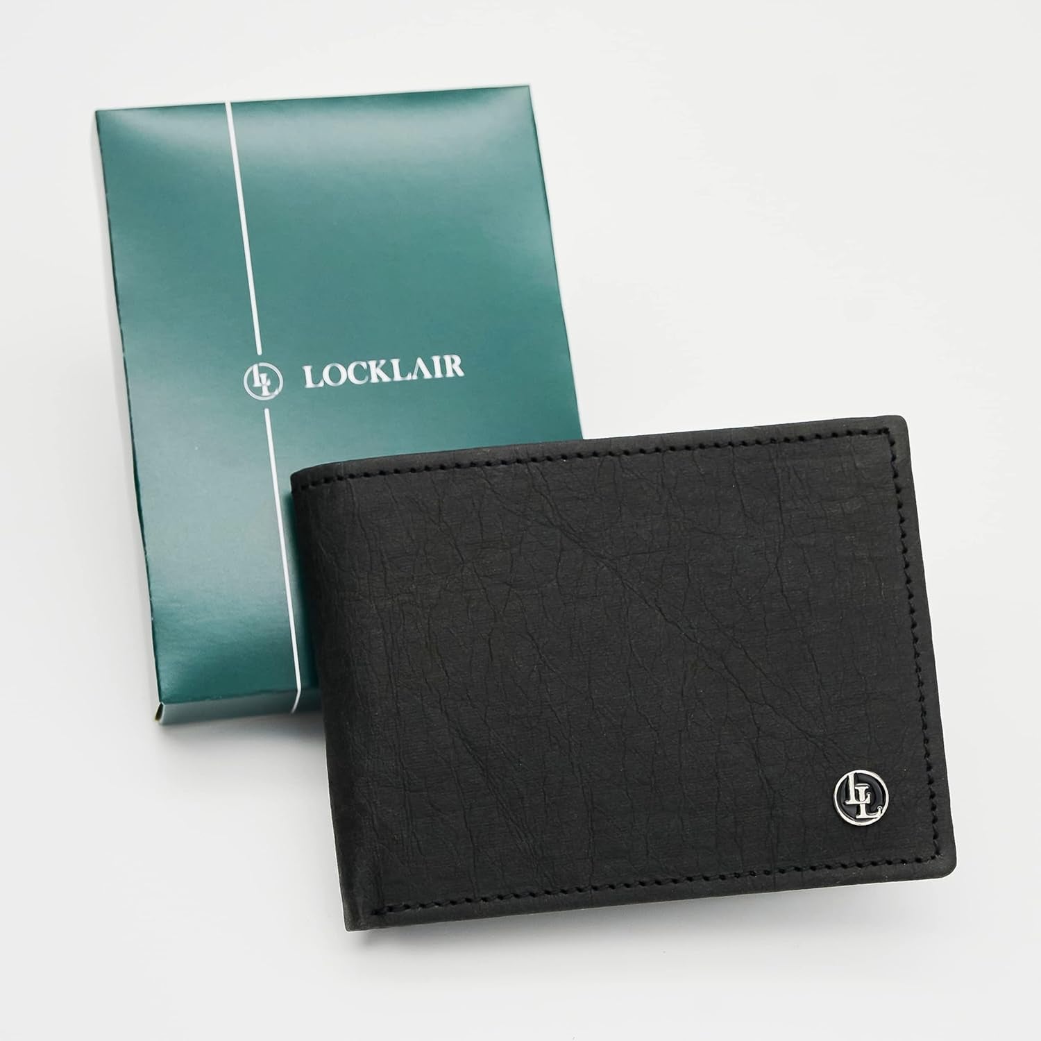 Vegan Paper Leather Slim Wallet with RFID – Men