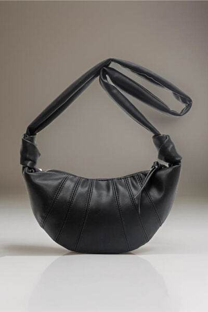 Zenana Vegan Leather Croissant-Style Crossbody Bag