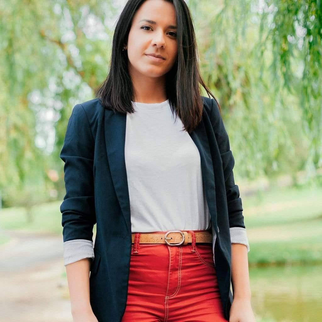 Stylish 25mm Cork Belt - Eco-Friendly Fashion Accessory