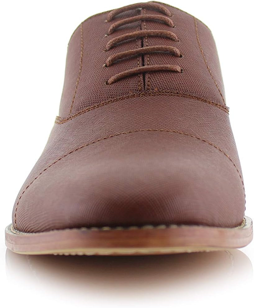 Men'S Classic Cap Toe Oxford Dress Shoe Collection | Perfect for Formal, Business, and Wedding Attire