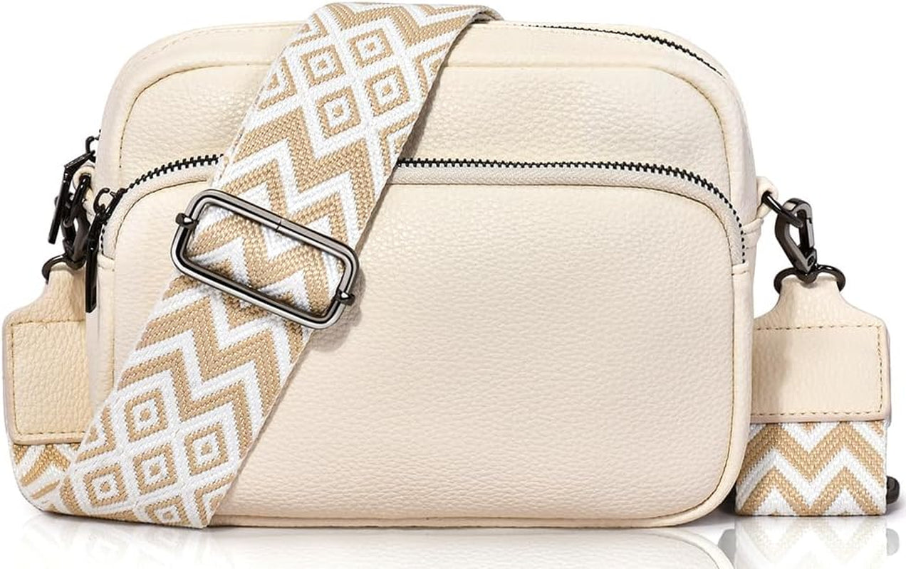 Vegan PU Leather Small Crossbody Bag Women