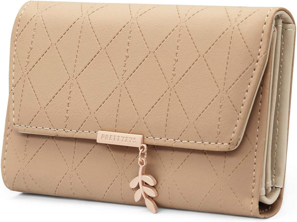 Vegan Leather Mini Wallet Damen with Coin & Card Slots