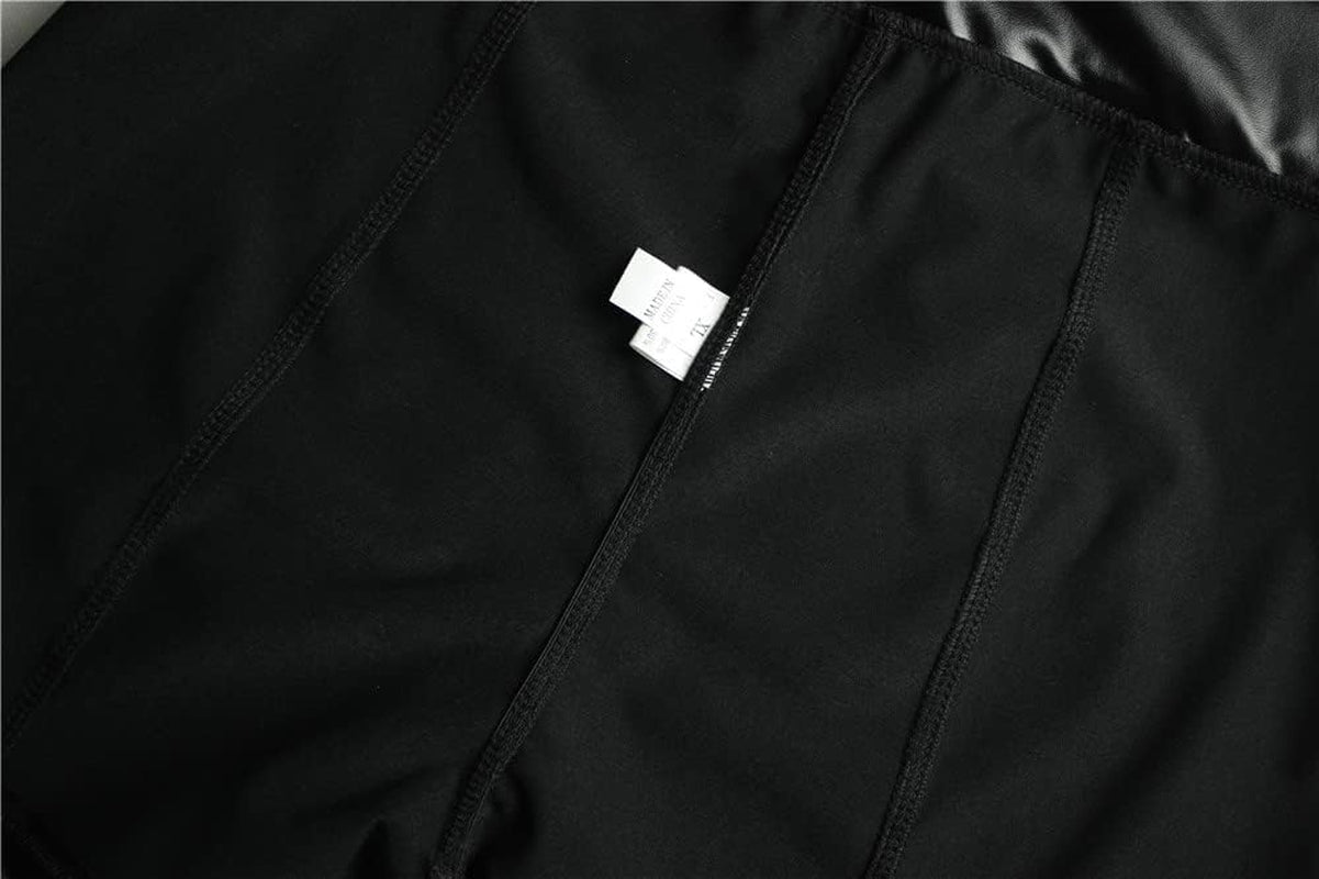 Vegan PU Leather High Waist Sexy Shorts Women