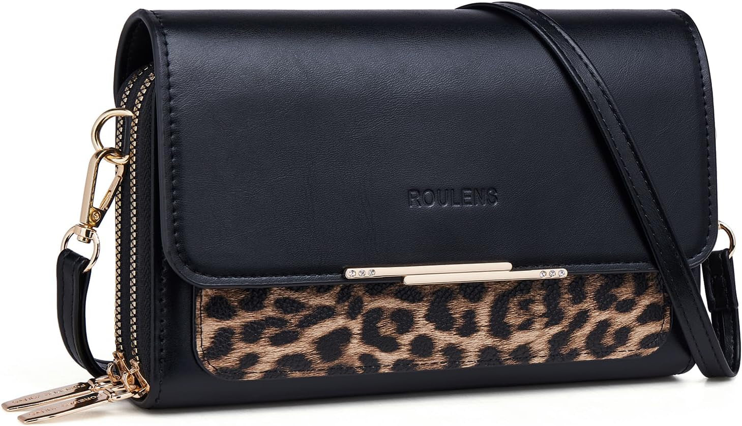 Vegan PU Leather Small Crossbody Bag Damen