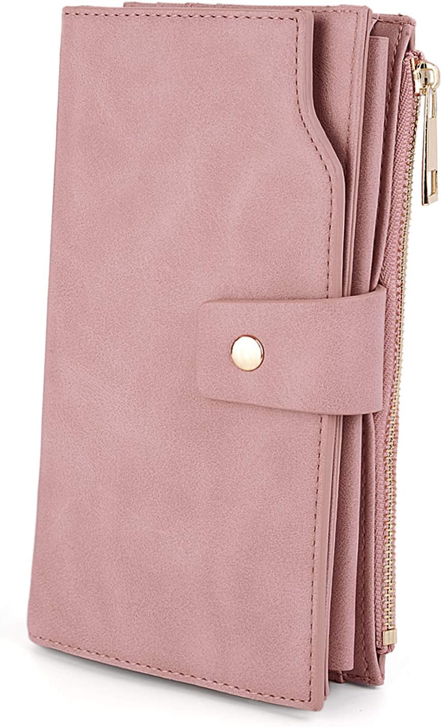 Vegan Leather RFID Wallet Damen Large Capacity