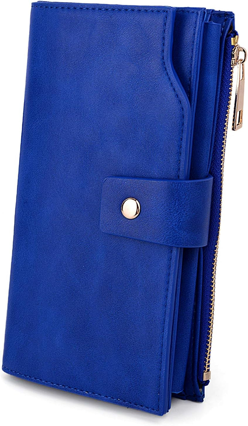 Vegan Leather RFID Wallet Damen Large Capacity