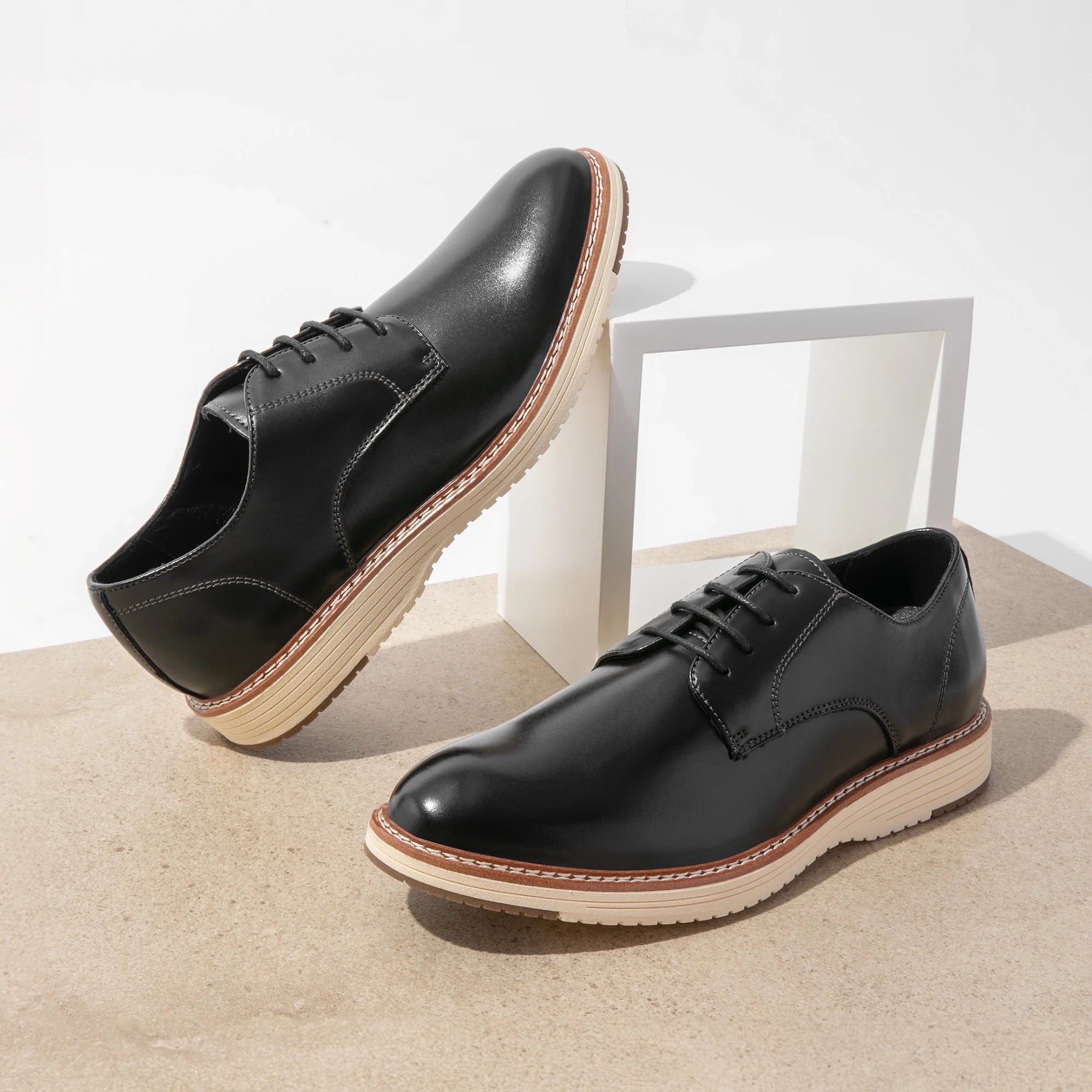 Men'S Crossflex Casual Dress Shoes Business Formal Oxfords Sneaker