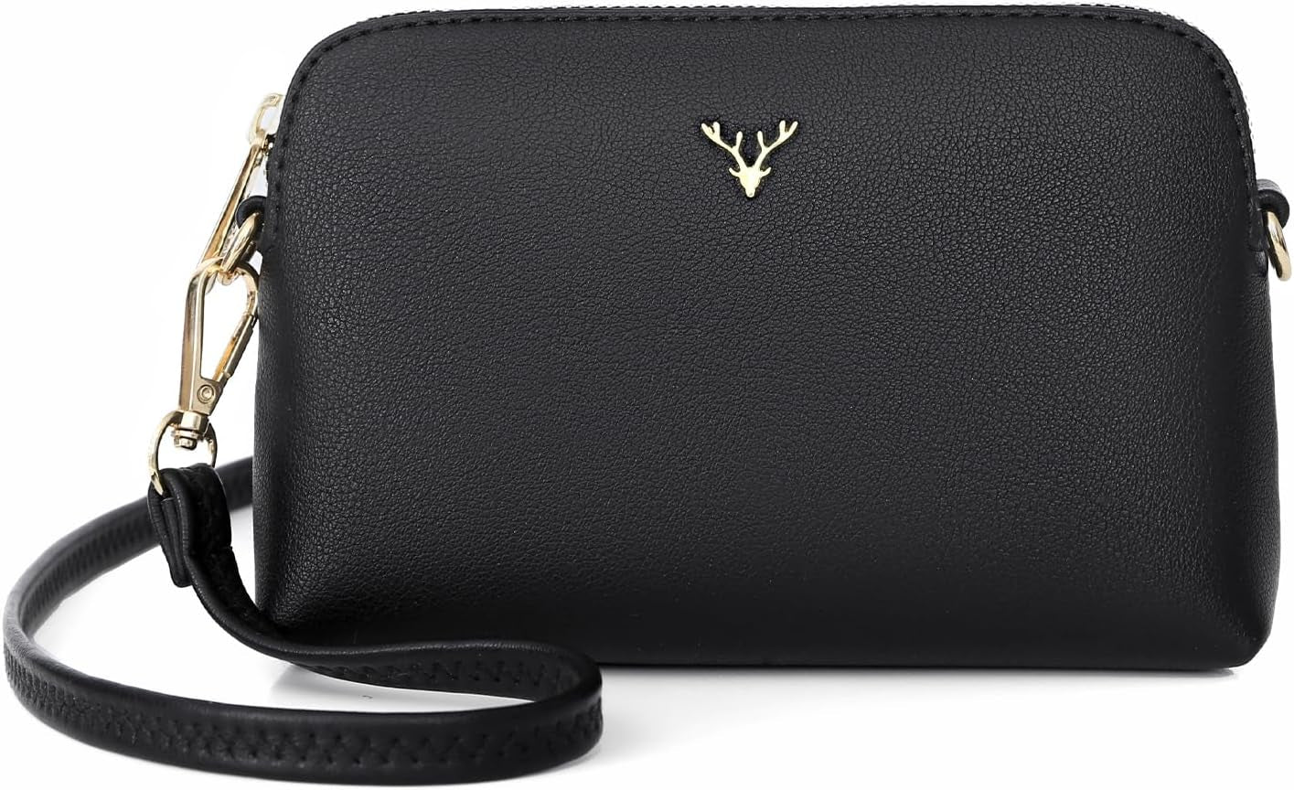 Vegan PU Leather Small Crossbody Bag Women