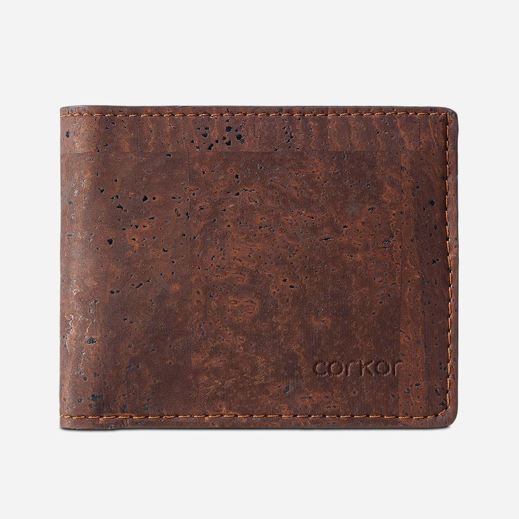 Cork Wallet Featuring Coin Compartment