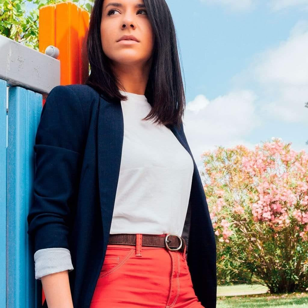 Stylish 25mm Cork Belt - Eco-Friendly Fashion Accessory