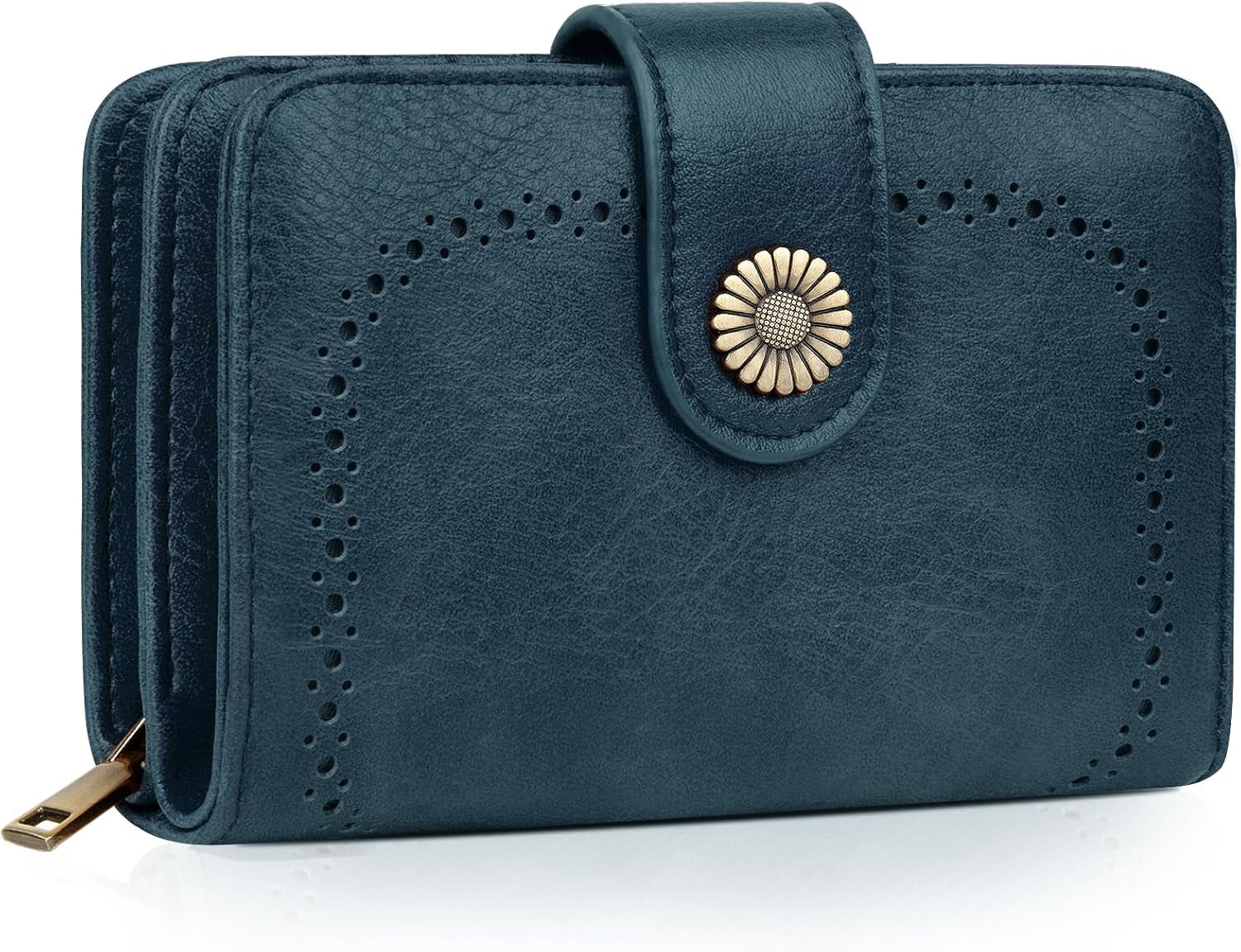 Vegan PU Leather Wallet Damen with RFID