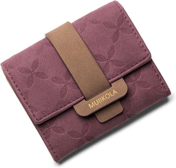 Vegan Leather Mini Wallet Damen with RFID
