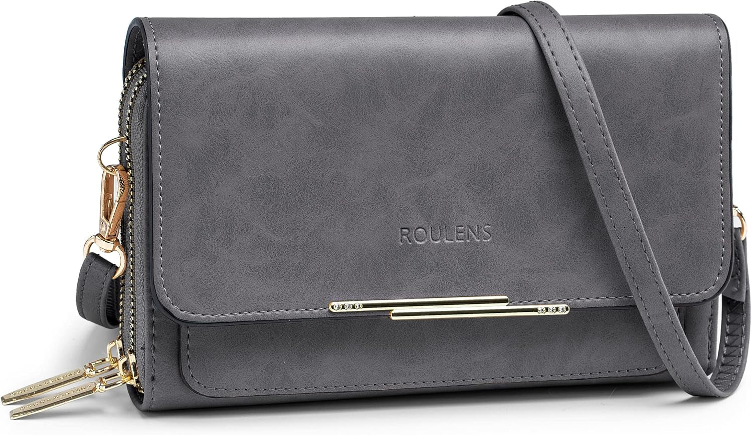 Vegan PU Leather Small Crossbody Bag Damen