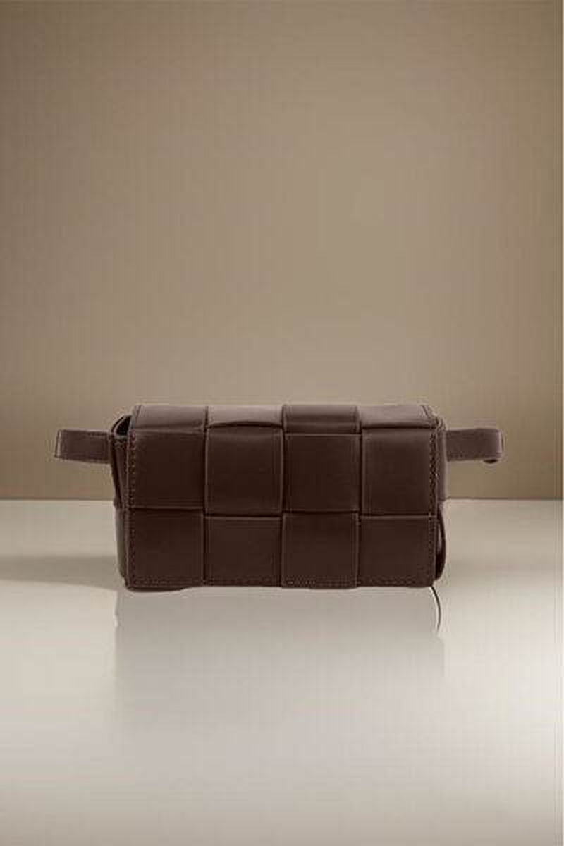 Zenana Woven Crossbody Bag in Vegan Leather