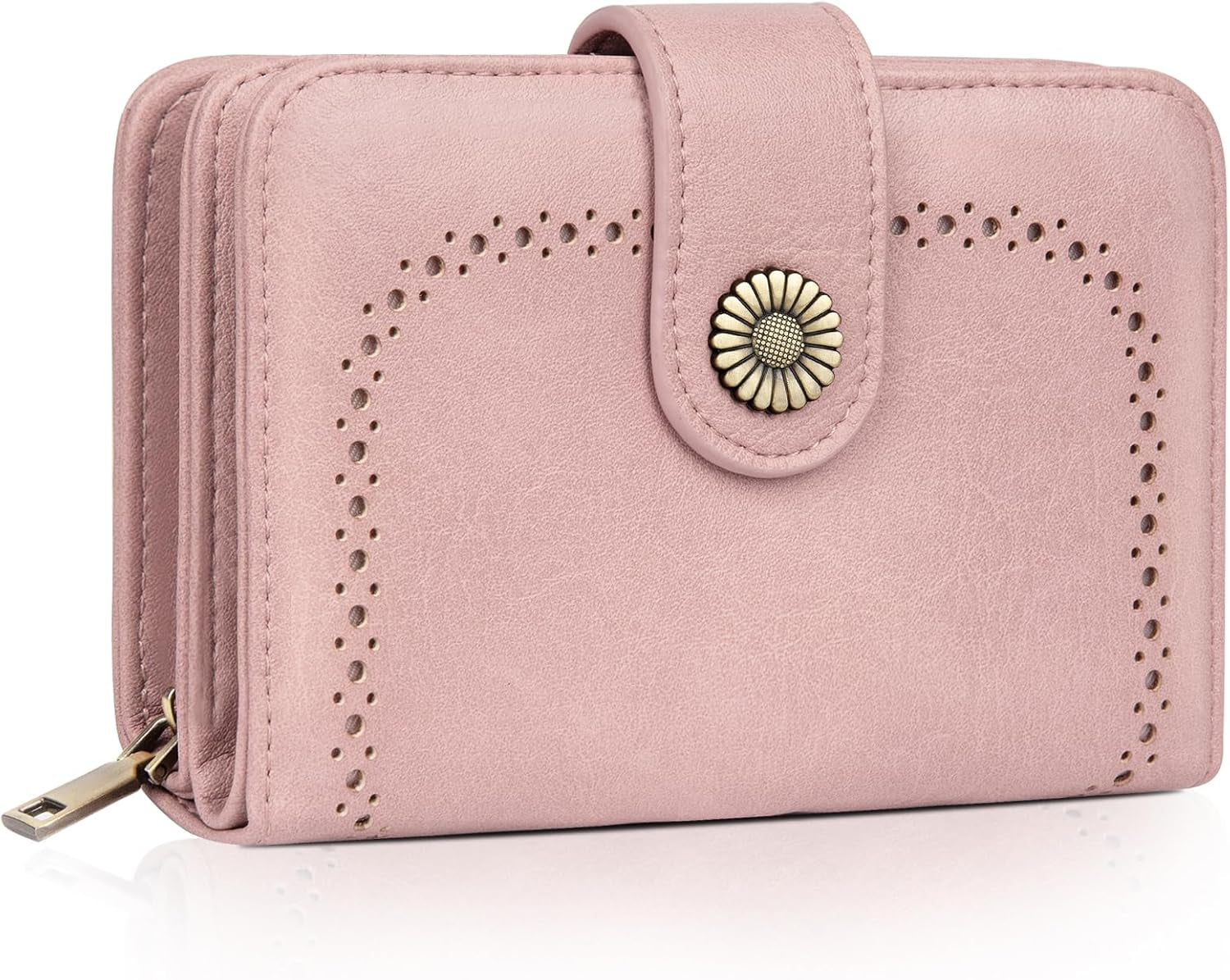 Vegan PU Leather Wallet Damen with RFID