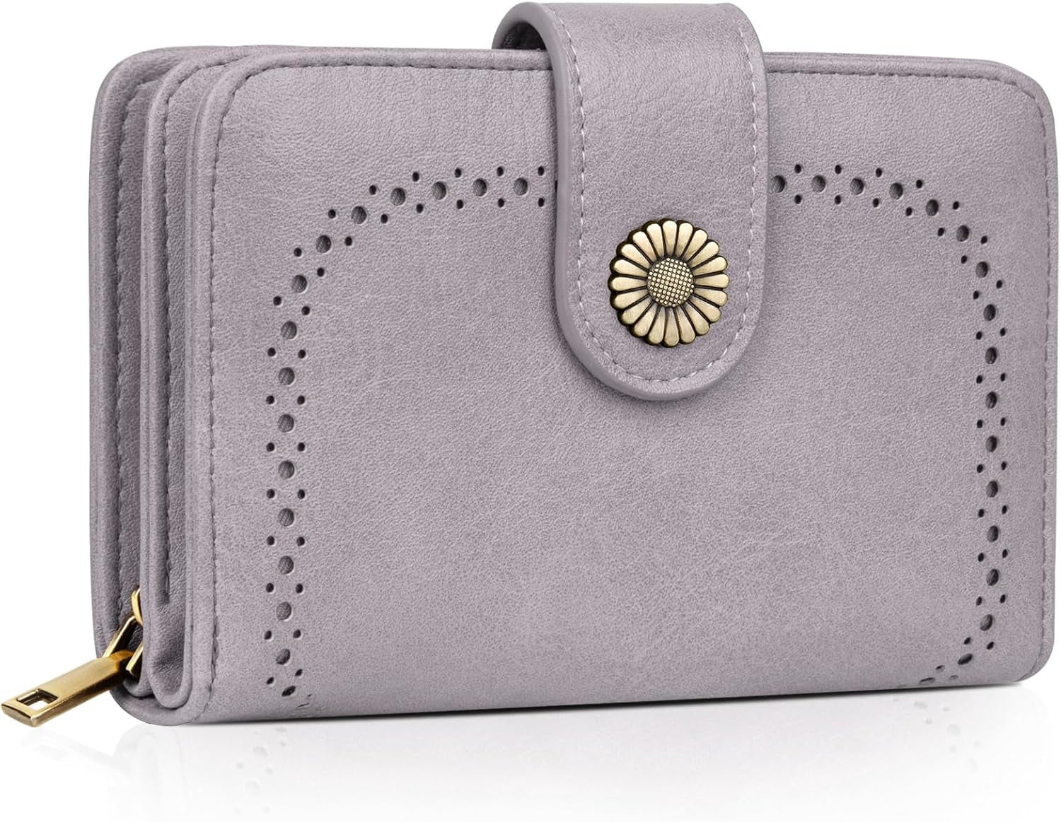 Vegan PU Leather Wallet Damen with RFID