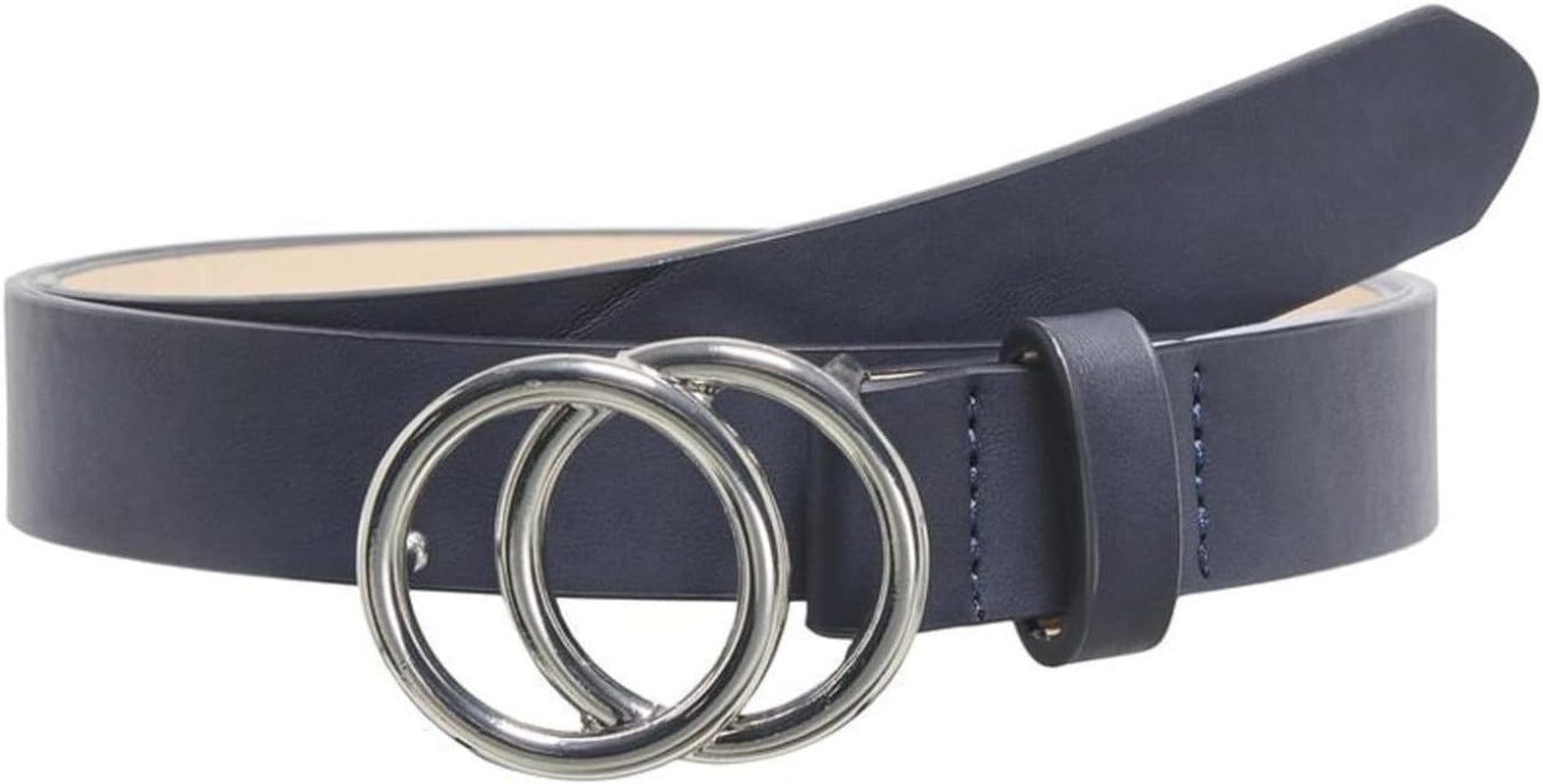 Vegan Faux Leather Jeans Belt Damen