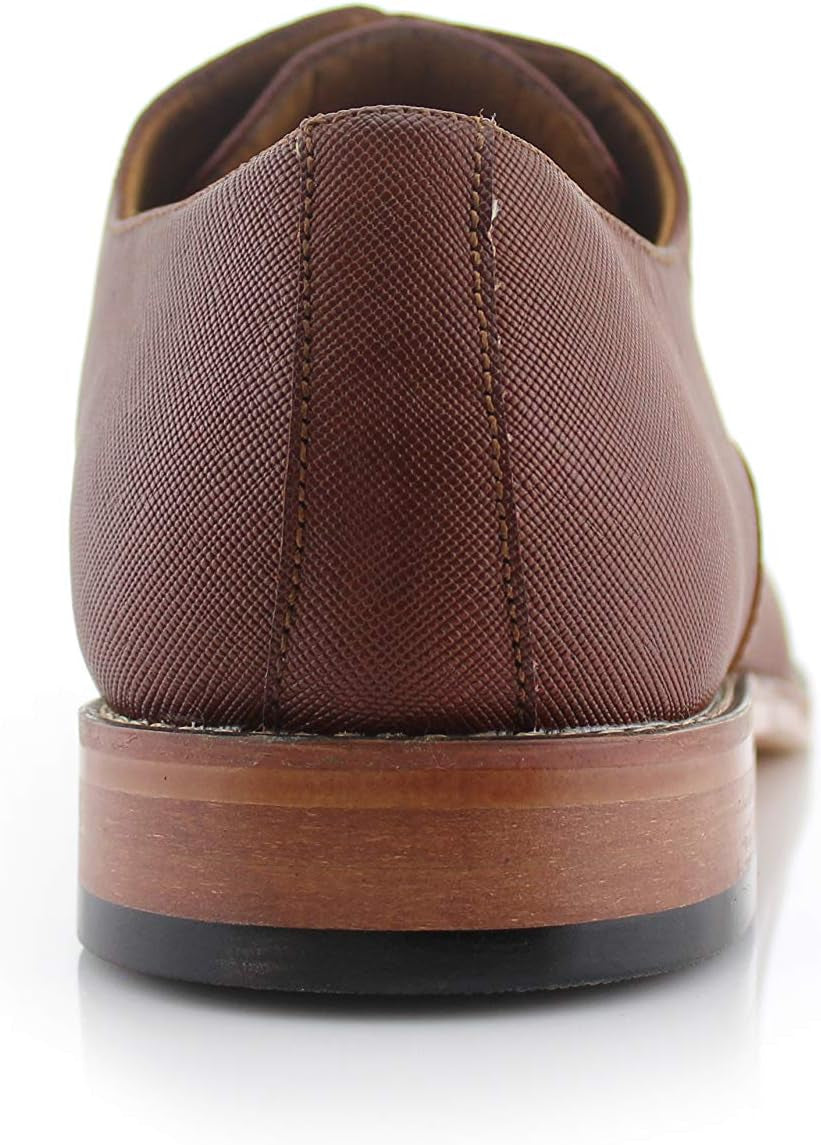 Men'S Classic Cap Toe Oxford Dress Shoe Collection | Perfect for Formal, Business, and Wedding Attire