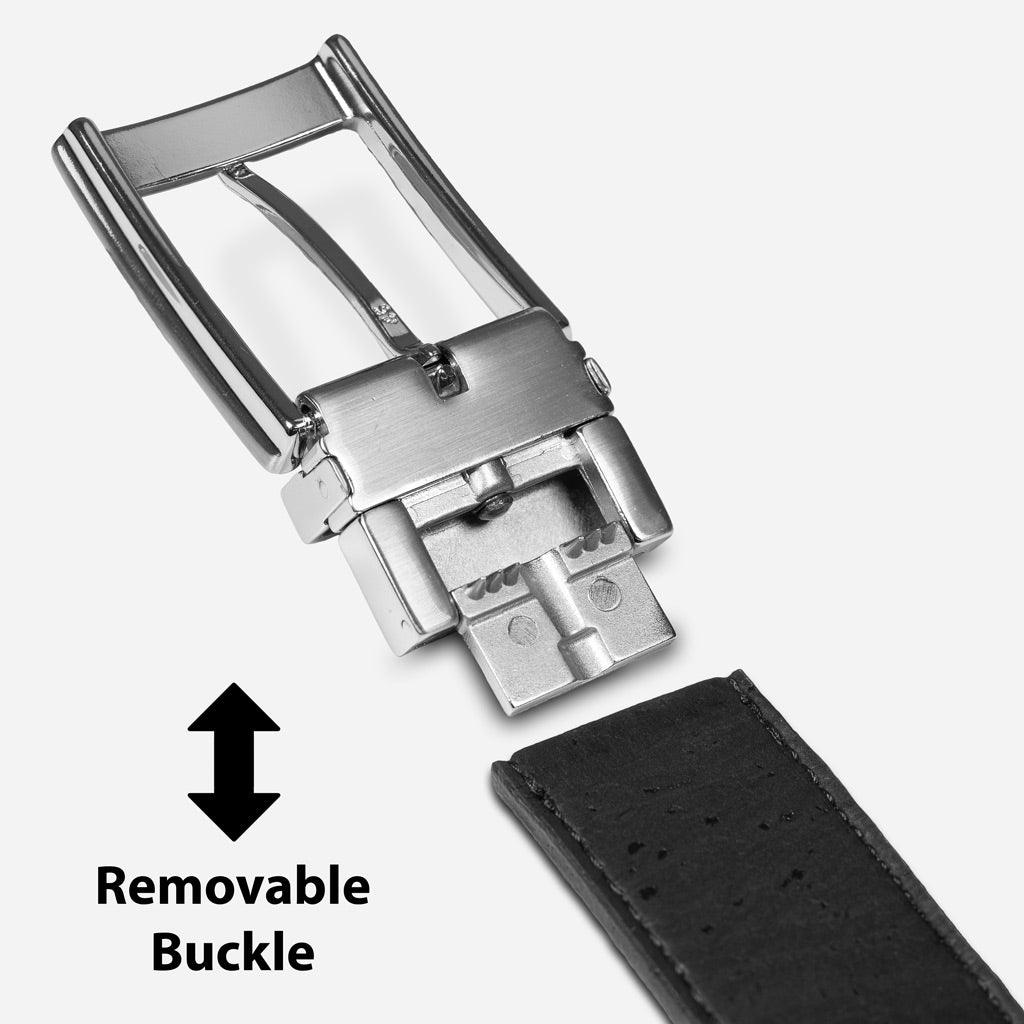 Versatile Reversible 35MM Cork Belt - Stylish and Eco-Friendly